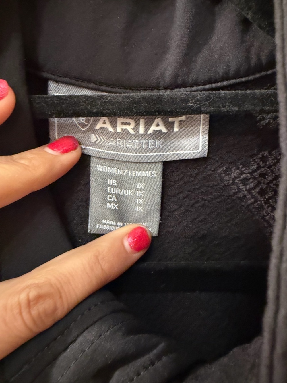 Ariat Black Performance Softshell Jacket - Picture 3 of 4